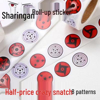 Adesivi Rotoli Sharingan: Decorazioni fai-da-te Anime Giapponese Naruto per Skateboard e Bagagli