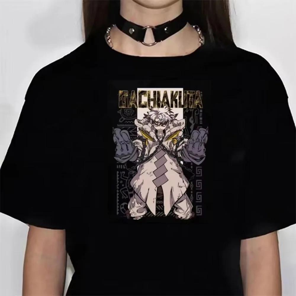 Anime Gachiakuta Print T-shirts Women Men Cartoon Y2k Short Sleeves Casual T Shirt Female Tshirts Top Tee