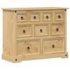 VidaXL Commode Corona 101x45x82 Cm Solid Pine Wood, Chest of Drawers, Filing Cabinet, Drawer Cabinet, Storage Cabinet, 4005678
