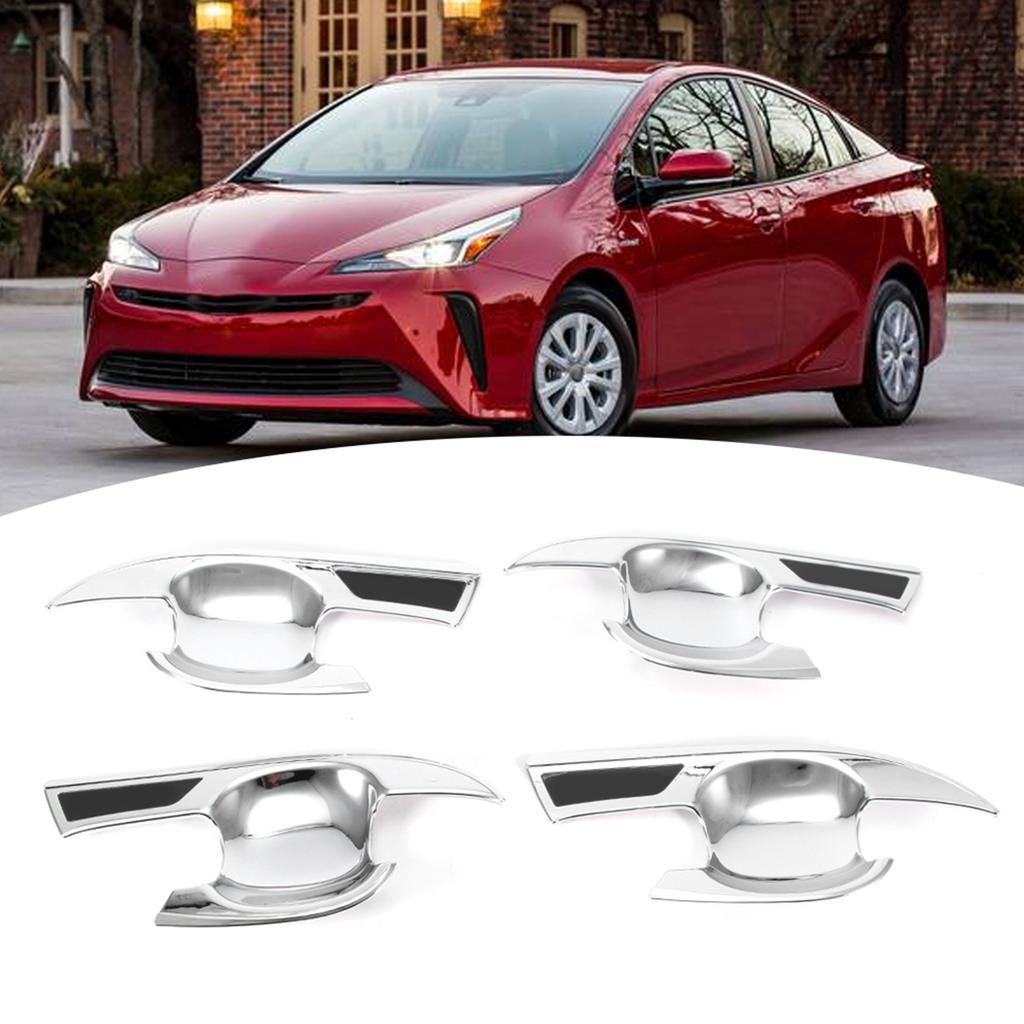 4 st Bilsidodörrskålskydd Trim Passar för Prius Hatchback 2019‑2020