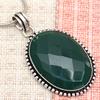 Onyx Green Pendant Set Earrings Jewelry Gemstone Handmade Ethnic