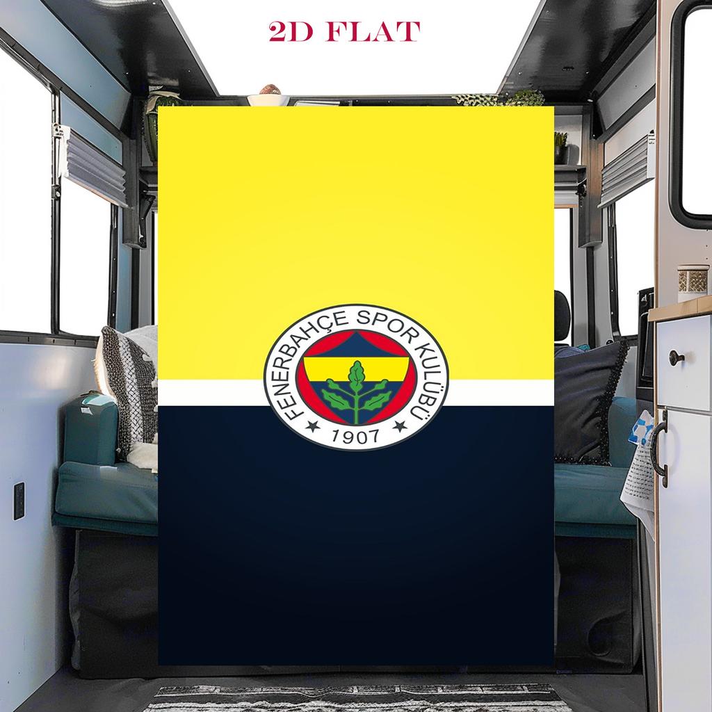 Eredità Fenerbahçe: Coperta Unity Strength Decorazioni per la casa Morbida e confortevole Camera da letto Lavabile in lavatrice Coperta in peluche per esterni