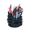 Ribcage Pen Holder Gothic Makeup Brush Holder 3D Printed Anatomy-Themed Skull Pen Holder Desktop Organizer for Vanity Desk Office Room Decor