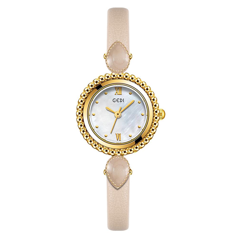Bohemian Women'S Watch, Niche High-End Fritillary Disc, Small And Exquisite Temperament, Belt Quartz Watch