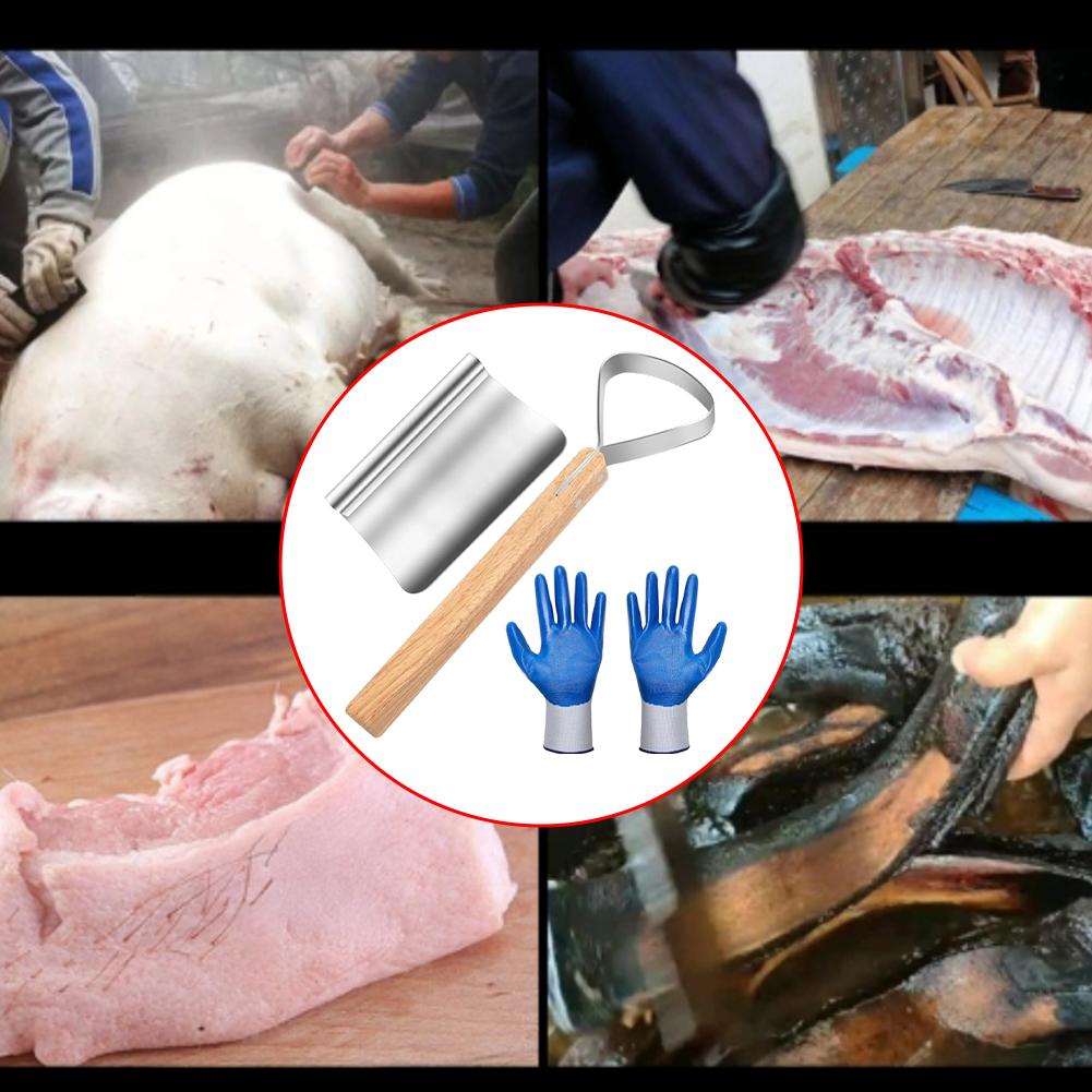 

Metal Fleshing Scraper Set for Taxidermy and Leather Crafting with Dual Sided Blades for Muscle and Tissue Removal China Mainland
