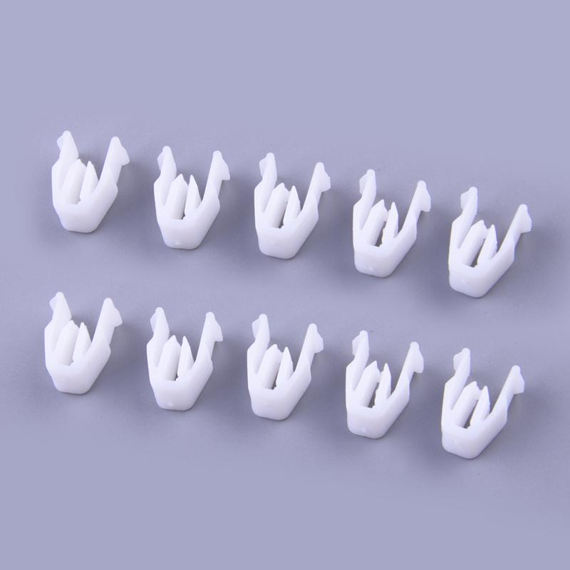 20pcs White Plastic Clips Interior Trim Retaining Clamp Fit for Fiat Suzuki Burgman 90467-10201 09409-08326 09409-08332