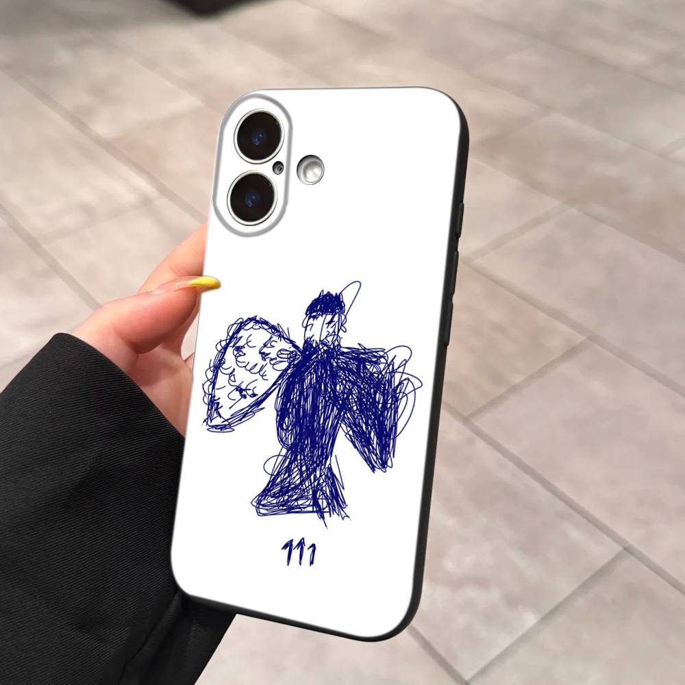 Singer M-Milo J Phone Case For IPhone 17 Air 16 15 14 Plus 13 12 Mini 11 Pro Max Black Cover