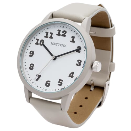 Fieldwork Women's Analog Watch with Leather Strap, Simple and Easy To Read, Alamo Gray, ST293-2