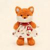 Mushroom Fox Stuffed Animal With Plush Filling For Baby Bedroom Decor
