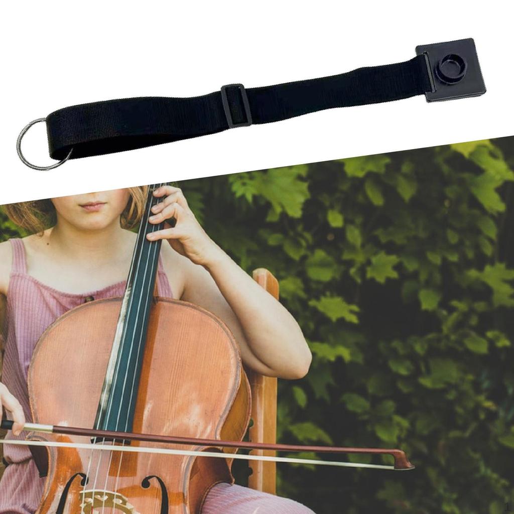 Cello Endpin-Ankergerät, Verstellbarer Gurt für Stabilität und Halt