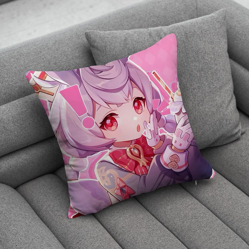 GGenshin Impact Sigewinne Pillow Case Soft Cushion Cases for Farmhouse Sofa Decor Home Decorations and Protector