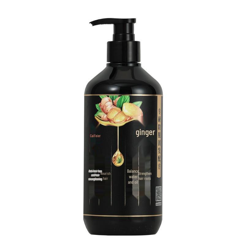 Gao Ti Ya Old Ginger King Anti-Hair Loss & Strengthening Shampoo: Plant-Based, Oil Control, Dandruff Removal, Volumizing, Smoothing.