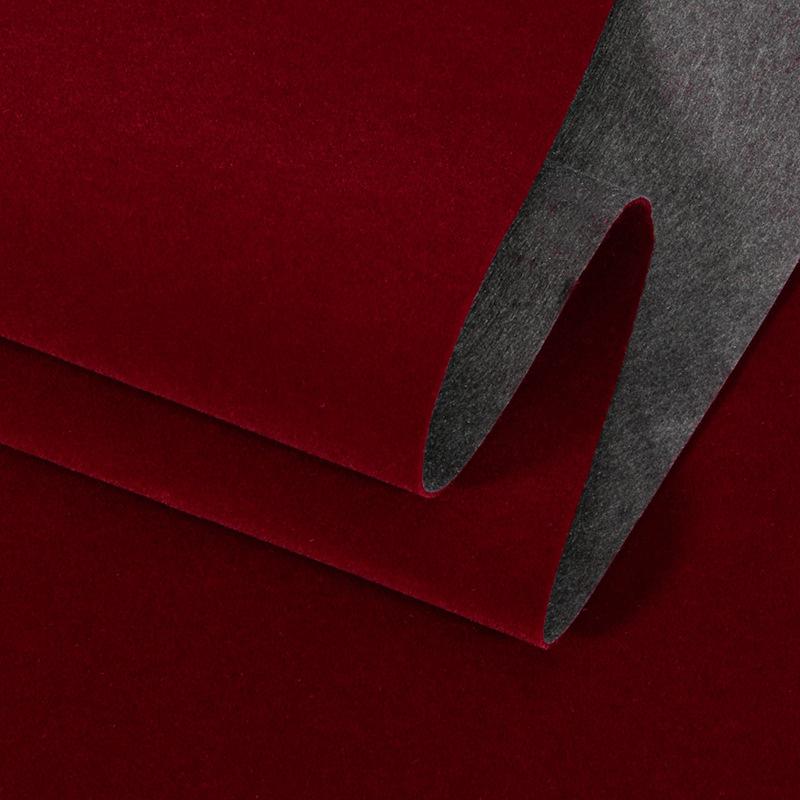 Self-Adhesive Flocked Fabric Thick Velvet Lining for Jewelry Display Scratch-Proof DIY Cabinet Liner Peel & Stick Foam Cloth