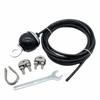 5 piezas Capacidad de Carga 200KG Polea de Fitness Cable de Acero Ajustable Cuerda de Acero Entrenamiento de Fuerza