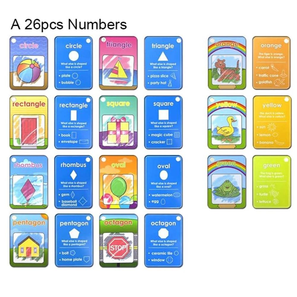 Water Drawing Card 26 Alphabet Coloring Book & 2 Magic Pen Letter Card Painting Board English Learning Educational Toys