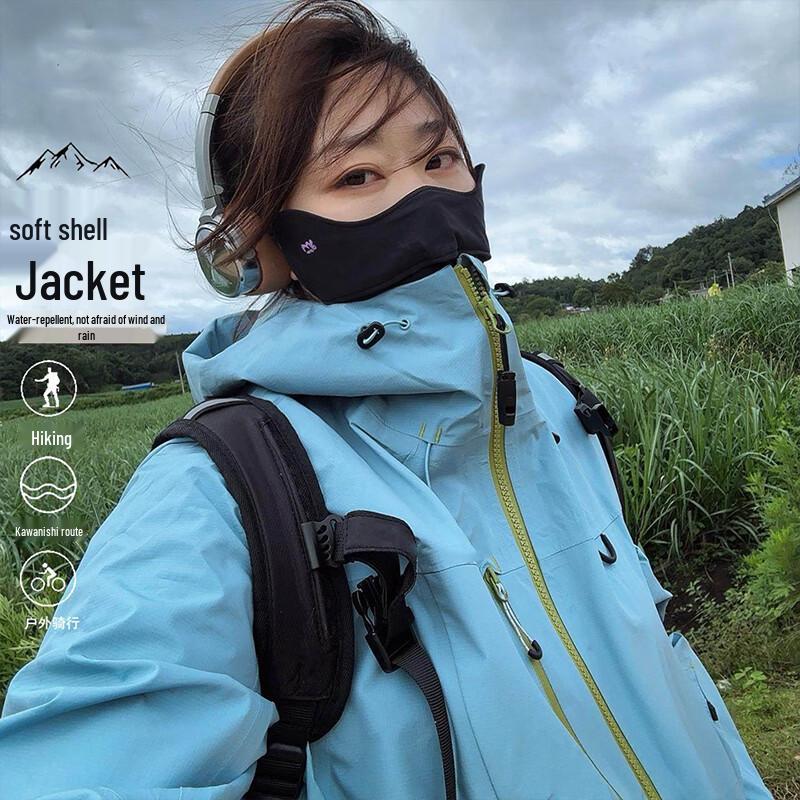 

VANCAMEL Men s Outdoor Windproof Waterproof Hooded Jacket M