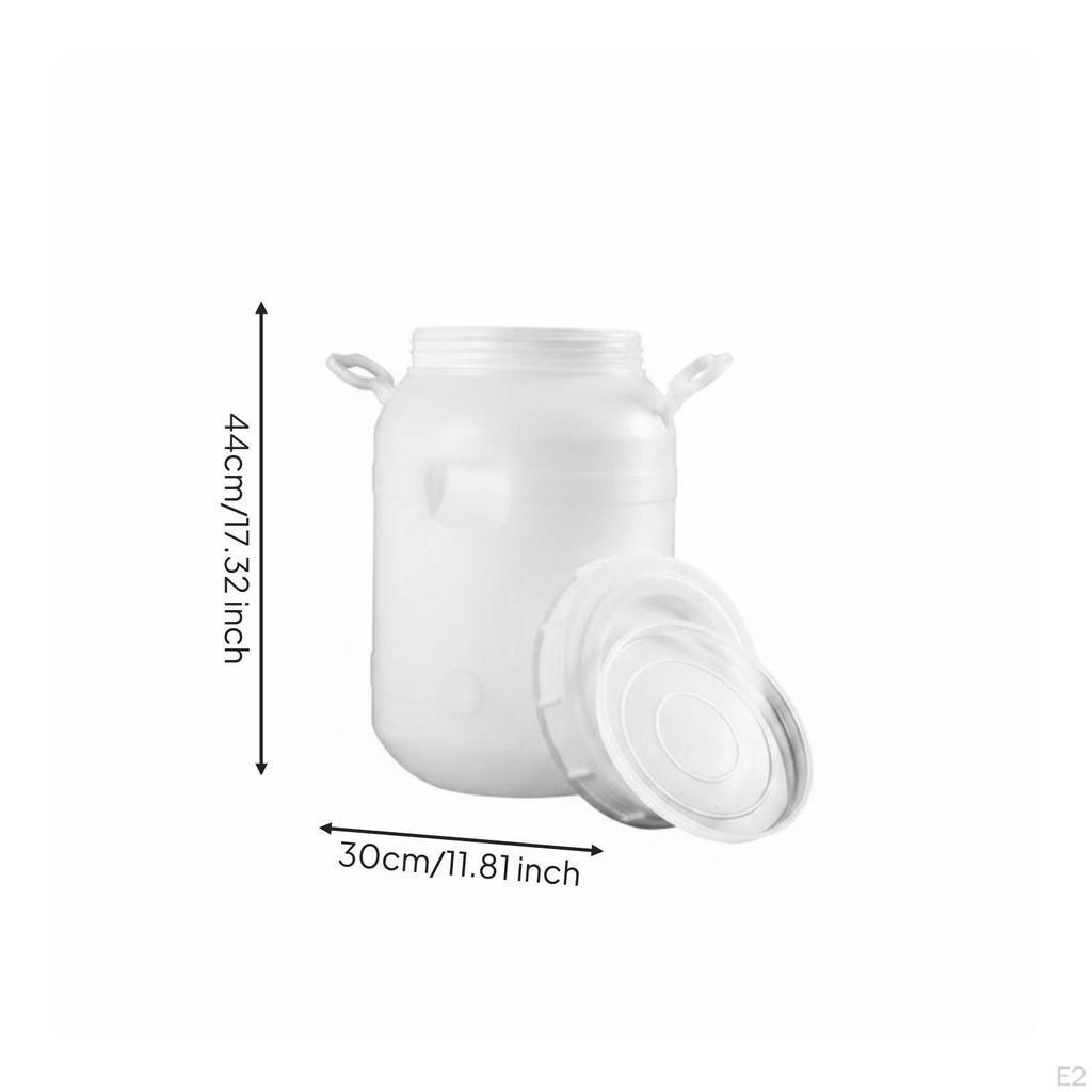 Fermentation Barrel with Lid Multipurpose Food Grade Storage Drum Versatile Water Bucket