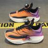 Spring and Summer Children's Breathable Sports Shoes Jue Ying Running Shoes Rotating Buckle Primary School Students Physical Education Class Leisure