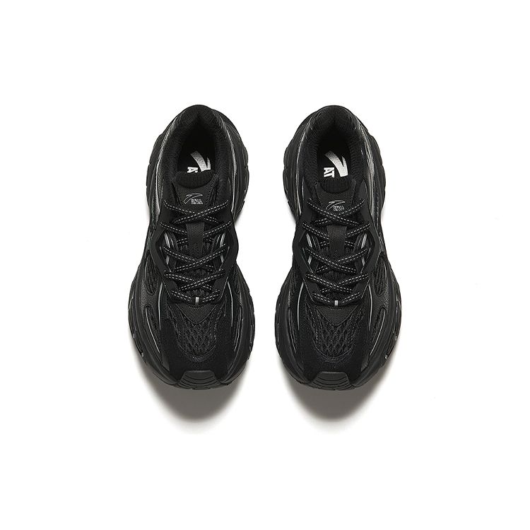 Anta Star Moon Shock Absorbing Non-Slip Wear-Resistant Low-Top Dad Shoes Men sneakers Black 912418880-2