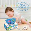 Montessori Toys For Babies Reusable Washable Magic Tissue Box For Boys Girls Early Childhood Learning Toys Baby Gifts(1PACK)