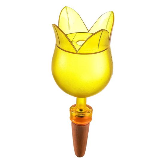 Goutteur d'eau Design Fleur Tulipe Pique Auto-arrosante Système d'irrigation goutte à goutte automatique Dispositif d'arrosage Outil d'irrigation pour la maison et le jardin