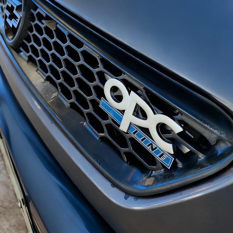 New Car OPC series logo, front grille emblem, and rear trunk logo pattern For Opel Insignia Astra Antara Meriva Zafira H G Corsa