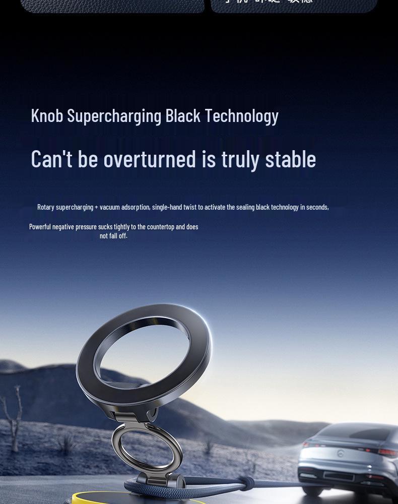 2025 Magnetic Car Phone Holder with Vacuum Suction Cup