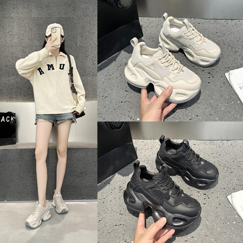 2585 Dad Shoes Women's Autumn Breathable Versatile Dad Shoes Student Sports and Leisure Shoes