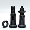 MerciL Push Fit Ball Nose Spring Plunger, Carbon Steel Self Locking Indexing Plunger Spring Knob Plunger Positioning Pins Lock Pin Bolt Self Locking