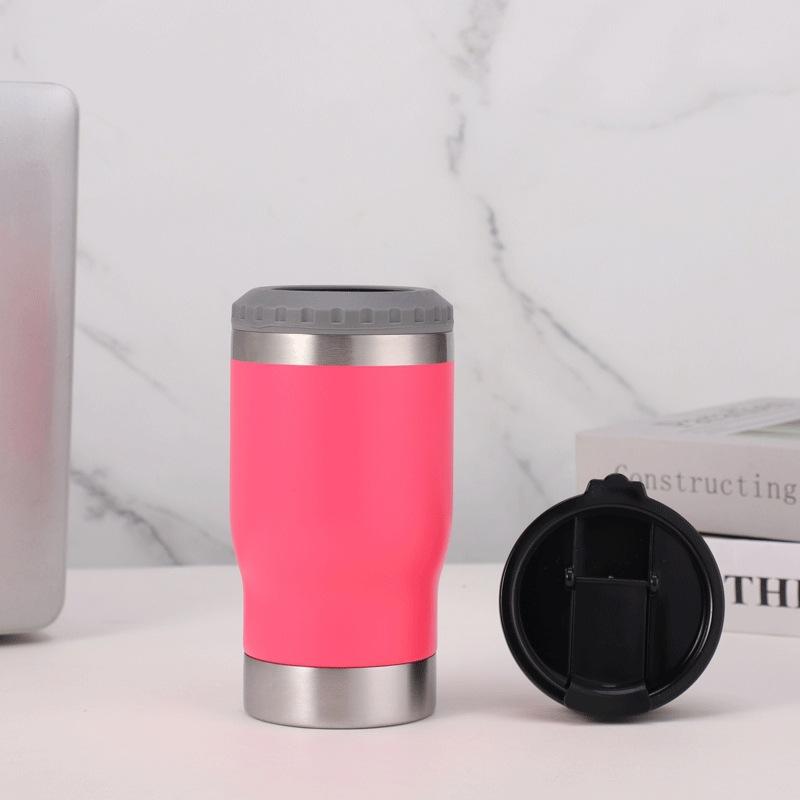 Stainless Steel Mug 14oz Beer Mug with Bottle Opener Double-layer Vacuum Cooler Portable Car Mug