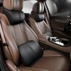 Car Leather Headrest Lumbar Cushion Memory Foam Neck Pillow Lumbar Pillow Car Lumbar Headrest Memory Foam Core