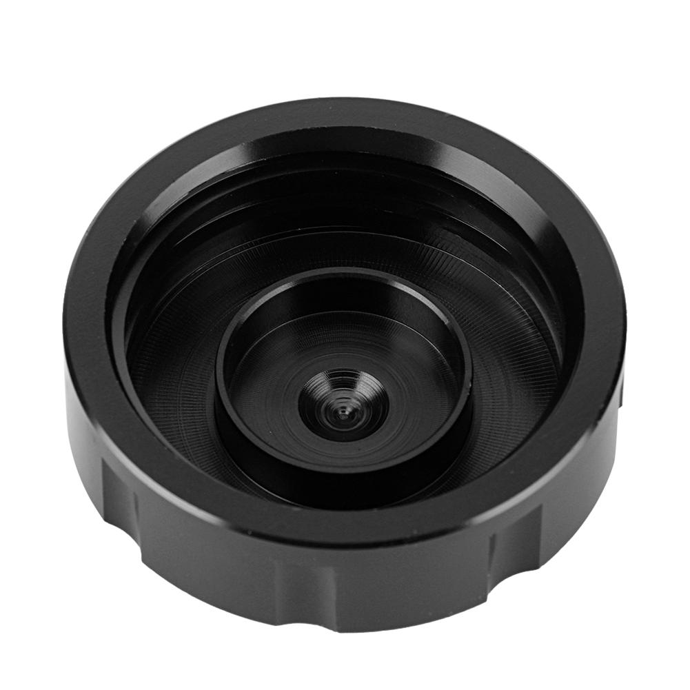 Aluminum Fuel Tank Cap Cover Modified Accessory Fit for Piaggio Vespa GTS GTV LX Primavera SprintBlack