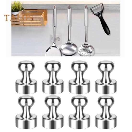 10Pcs Fridge Magnets Metal Magnetic Push Pins Polished Surface Widely Used Refrigerator Magnets Strong Fridge Magnets