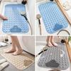 Non Slip Bath Mat Shower Mats With Feet Massage, Eco-friendly Pvc Anti Mould Bathroom Bathtub Mat Floor Massage Bathroom Mat With Suction Cups & Drain