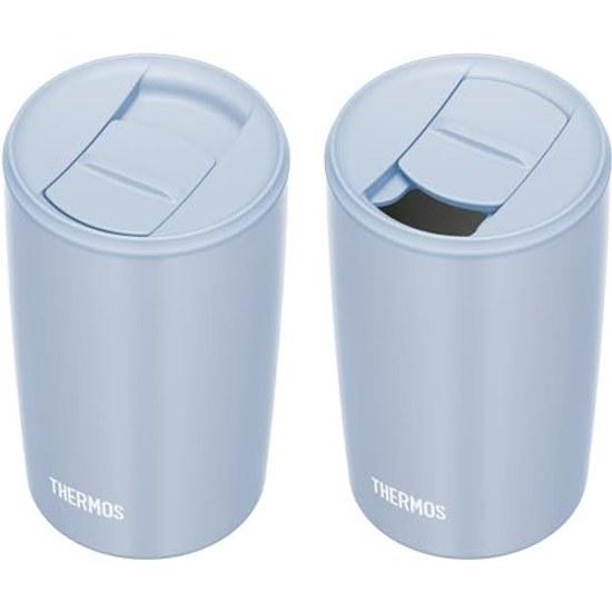 Thermos Vacuum Insulated Tumbler Lid Dishwasher Safe 400ml Ash Blue JDP-401 ASB