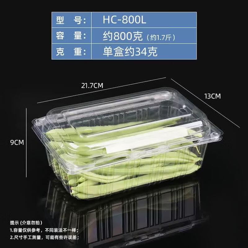 Disposable Plastic Food Packaging Box