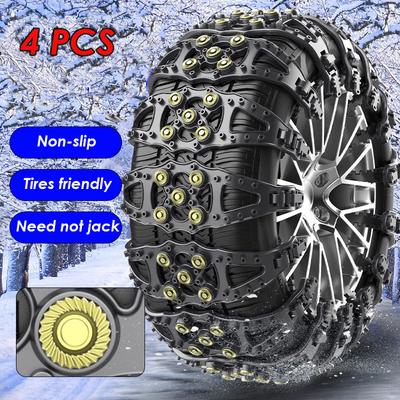 4 catene da neve ausilio alla trazione automatica neve ghiaccio pneumatici chiodati catene da neve invernali