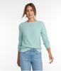 LL Bean Midweight Cotton Slub Roll Neck US Size Light Mint 1000031312 Women's Pullover, Fit, Petite, S, Green,