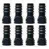 8Pcs Drip Irrigation Straight Fittings Barbed Locking Butt Joint Connectors 16mm Drip Tape Tubing Sprinkler Systems