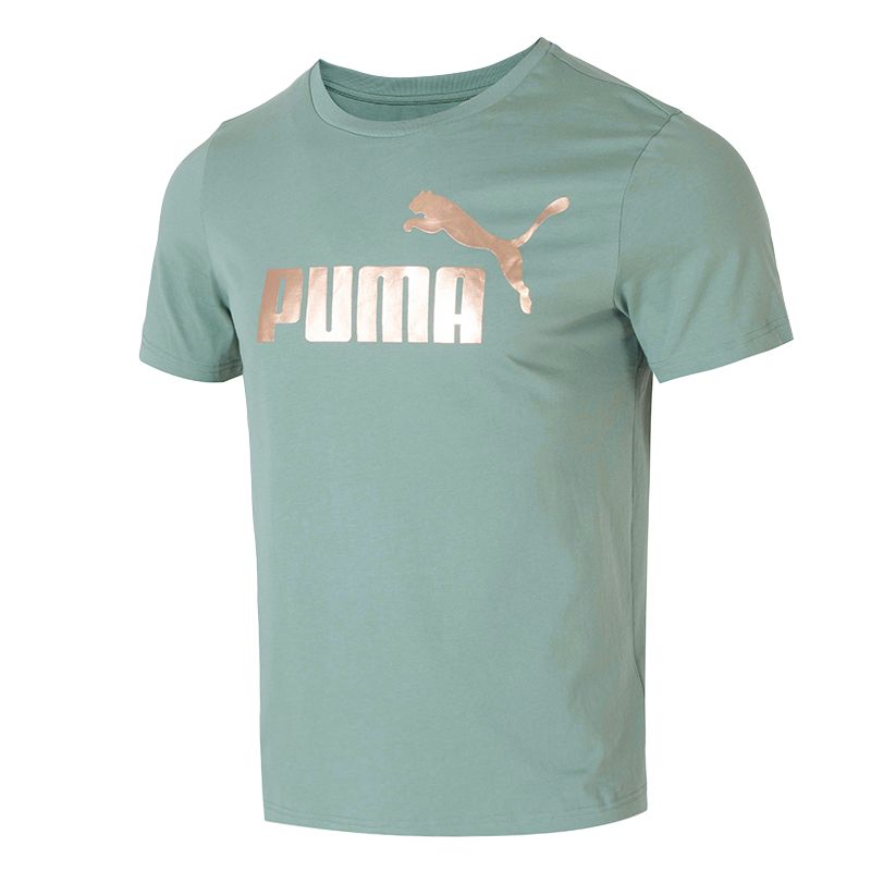 New PUMA T Shirts Unisex Green 689312-86