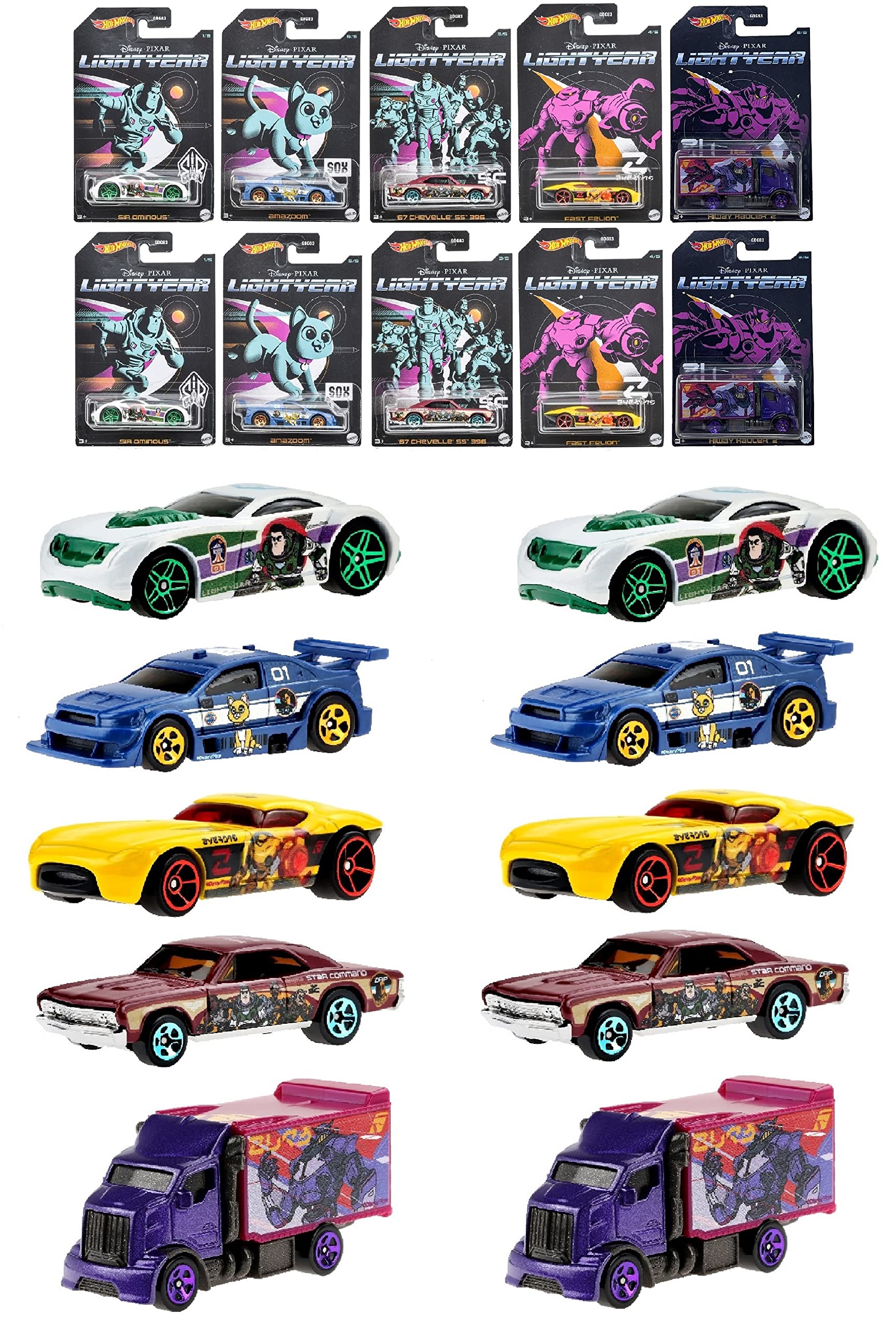 

Hot Wheels Entertainment Theme Assortment LIGHTYEAR mini cars BOX years old and Mini [10 sale] [3 up] 986U-GDG83