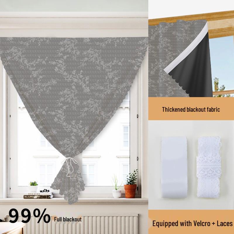 2025 New Style Velcro Blackout Curtains: No-Drill Heat Insulation for Bedroom & Balcony