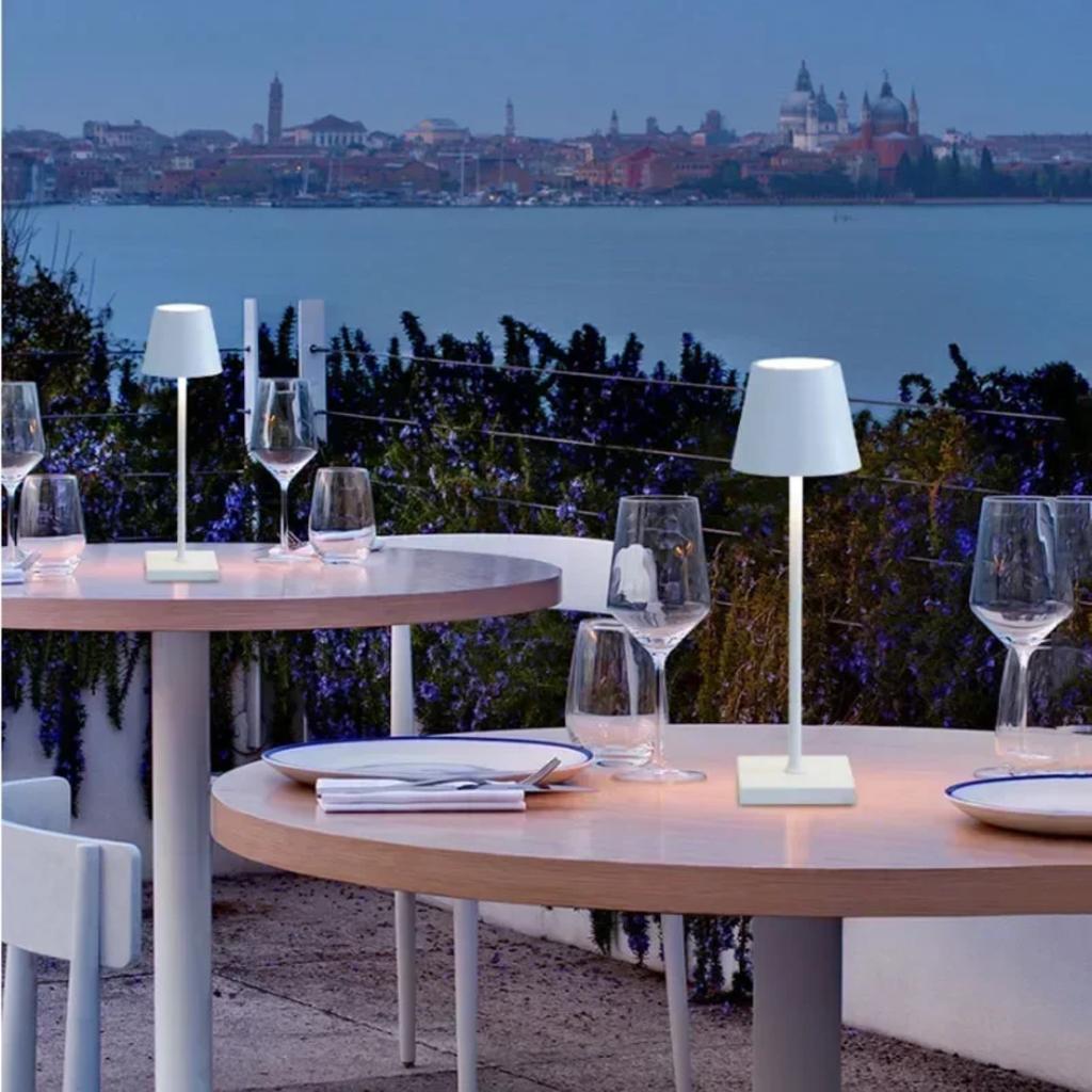 New Convenient, Sleek, and Modern Rechargeable LED Table Lamp with Touch Switch - Stylish and Portable Night Light for Cordless