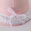 Spring Baby Hat with Cute Rabbit Ears - Korean Style Sun Protection Bucket Hat for Outdoors.
