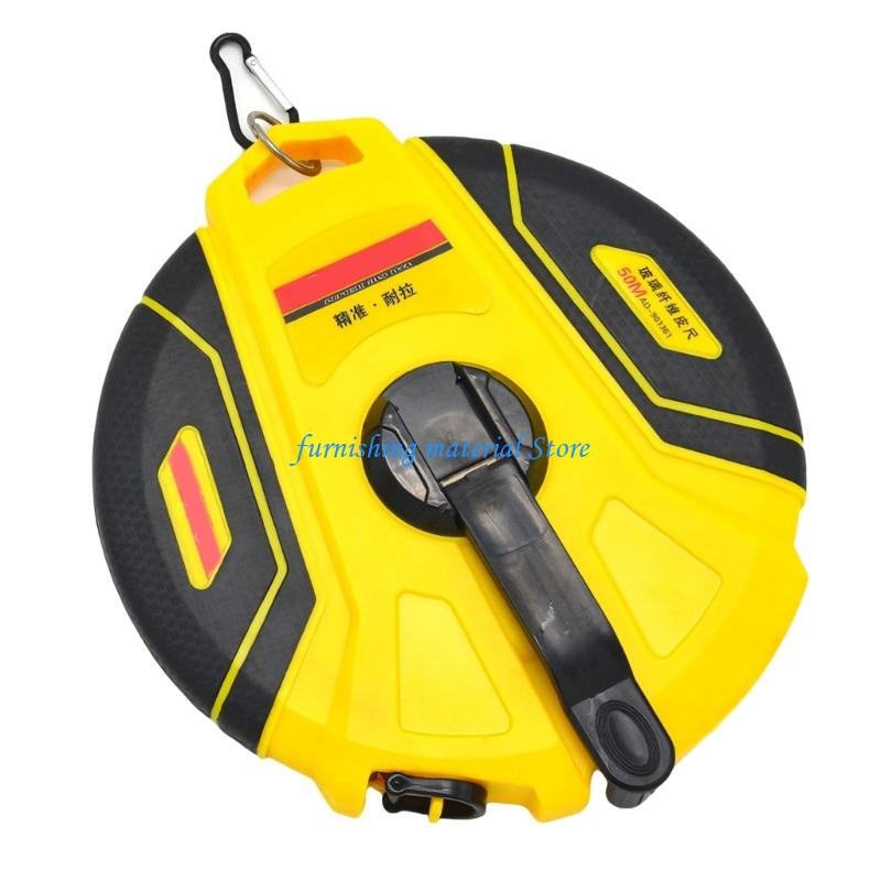 Y5GD Professional Fiberglass Tape Measure 100FT/30M, 164FT/50M for Various Work