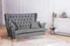 Lounge Set of Furniture Wingback Gaja Sofa Armchairs Pouffes Family Meble Set