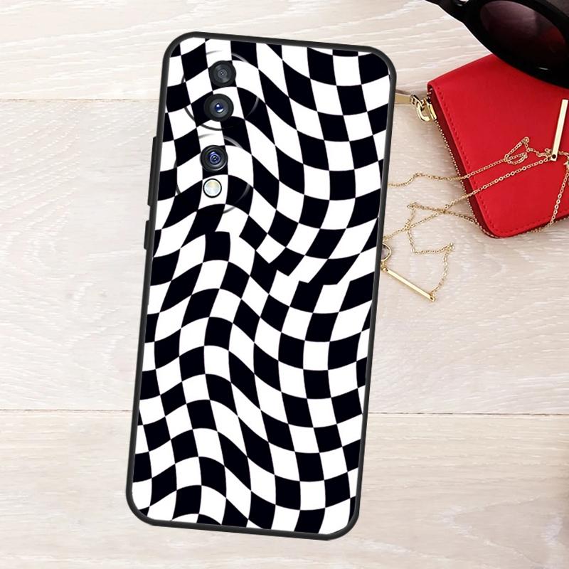 Crazy Checkered Case For Honor Magic 8 5 6 7 Lite X9a X9b X9c X9d X8b X8c Win RT 50 70 90 200 400 Pro Cover
