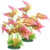 2 Pcs Aquarium Plants Large Fish Tank Decorations Vibrant Colored Easy Clean Artificial Stable Base L Scape Tools Terrarium