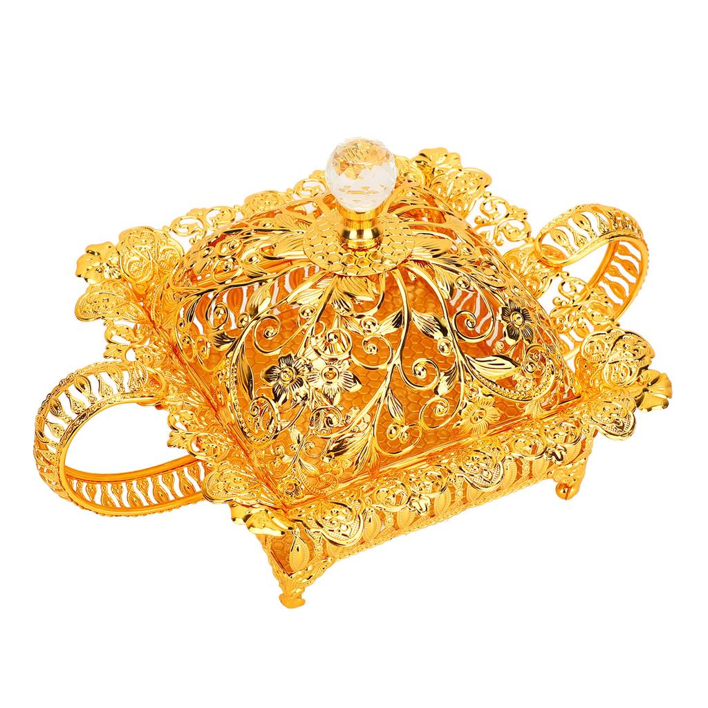 European Style Metal Fruit Plate Set Decorative Multifunctional Fruit Platter for Candy Snacks