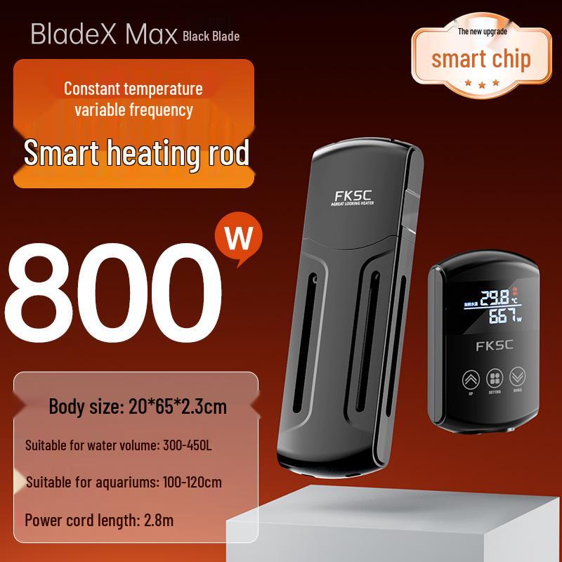 Chytré akvarijní topítko: Automatická regulace teploty, Vypnutí bez vody, Variabilní frekvence, Kompaktní a efektivní